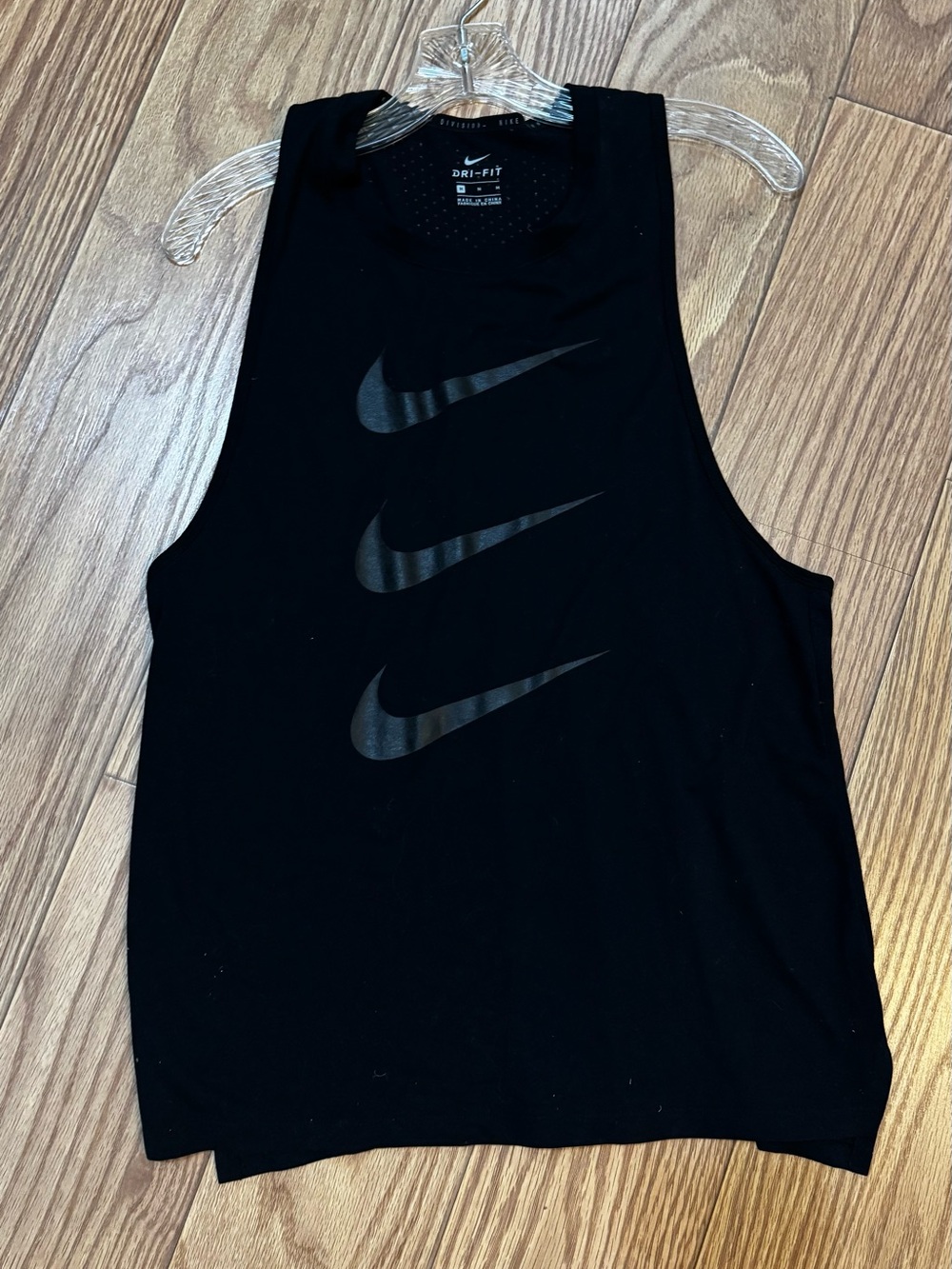 NWOT Nike Dri-Fit Black Athletic Tank Top 
Size Medium